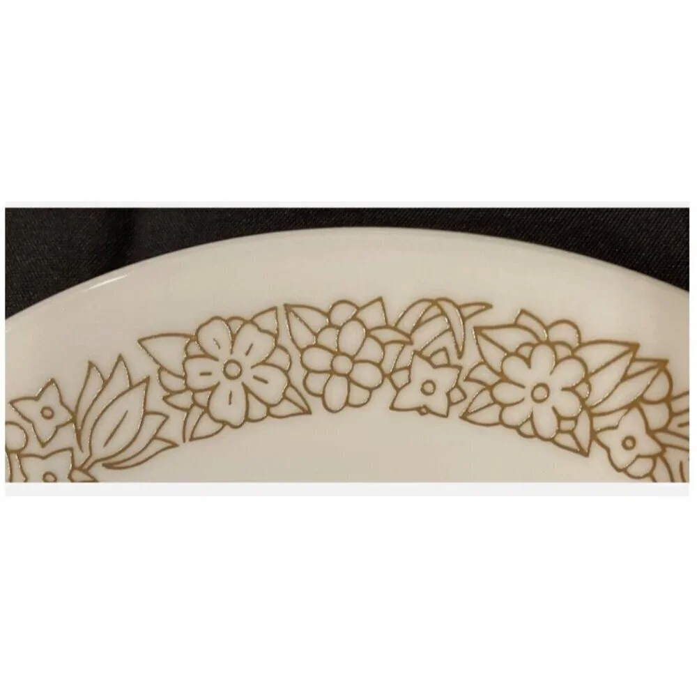 3 Vintage Corelle Woodland Brown cup & saucer sets hook handle Corning 6 pcs EUC